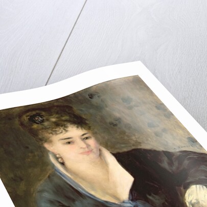 Lady in Black, c.1876 by Pierre Auguste Renoir