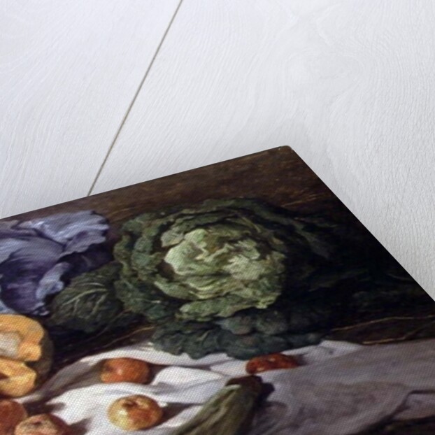 Still Life with Cabbages by Armand-Desire Gautier