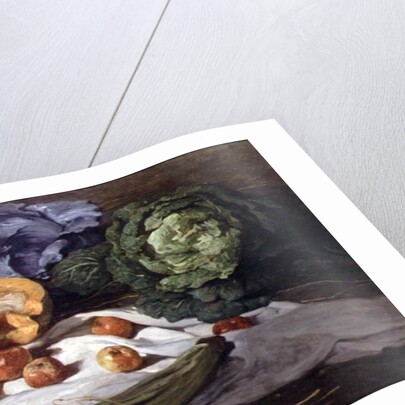 Still Life with Cabbages by Armand-Desire Gautier