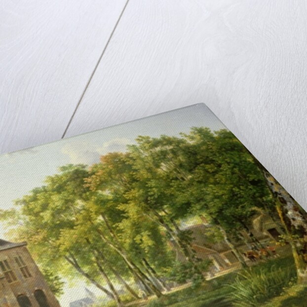 The Village Pond by Dutch School