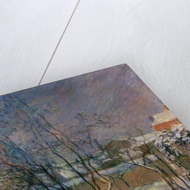 Garden in snow, 1883 by Paul Gauguin