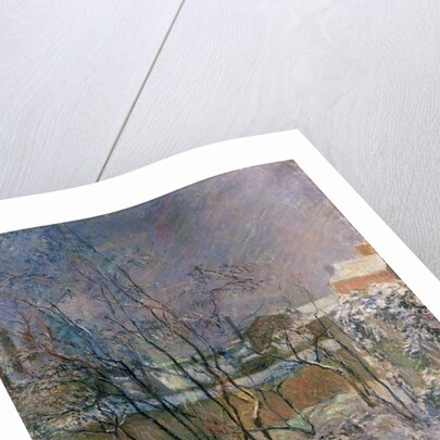 Garden in snow, 1883 by Paul Gauguin