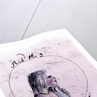 Portrait of Richard III c.1790 by Cassandra Austen