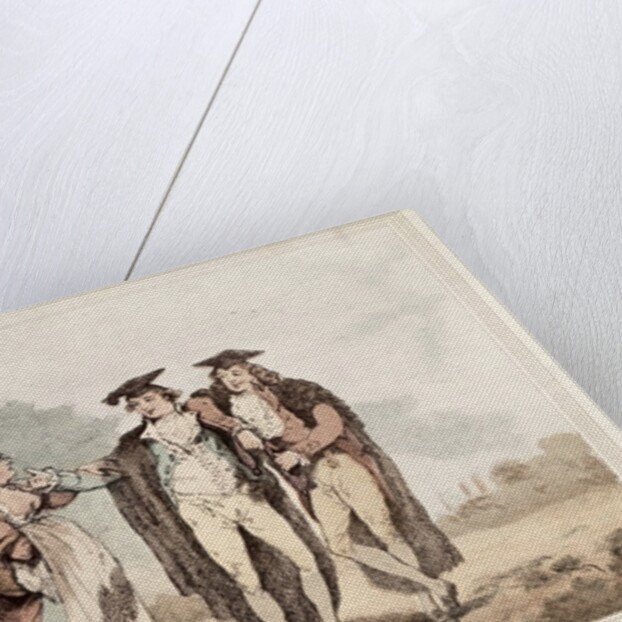 Bucks of the First Head, cartoon of Oxford undergraduates by Thomas Rowlandson