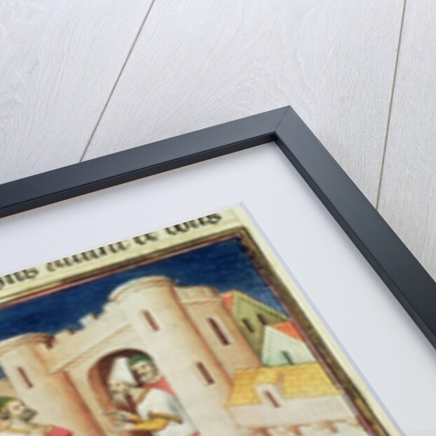 Marco Polo with elephants and camels arriving at Hormuz on the Gulf of Persia from India, c.1410-12 by (and workshop) Boucicaut Master