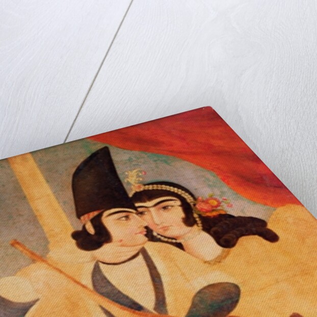 Courtier from the Court of Shah Abbas, Safavid period, 18th century by Anonymous