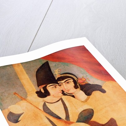 Courtier from the Court of Shah Abbas, Safavid period, 18th century by Anonymous