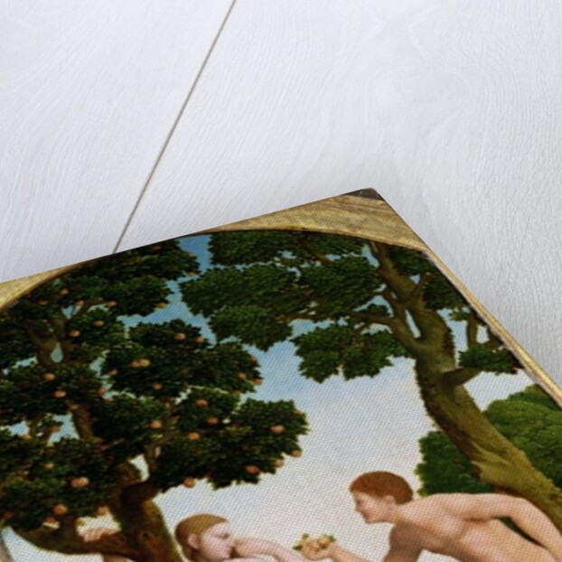 Adam and Eve in Paradise by Jan van Scorel