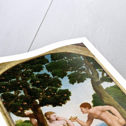 Adam and Eve in Paradise by Jan van Scorel