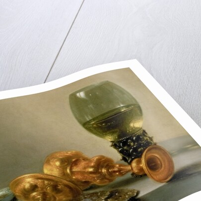 A Still Life with a Roemer and a Gilt Cup, c.1635 by Pieter Claesz