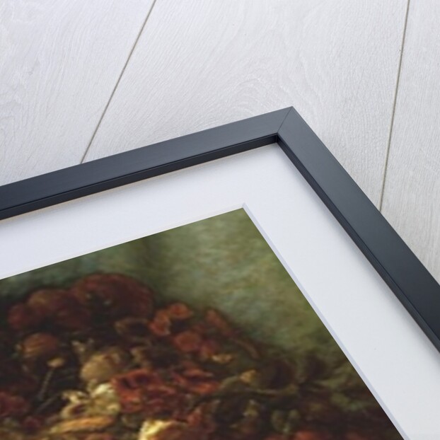 Still Life of Flowers on a Ledge with Birds Nest, 1884 by Pierre-Louis de Coninck