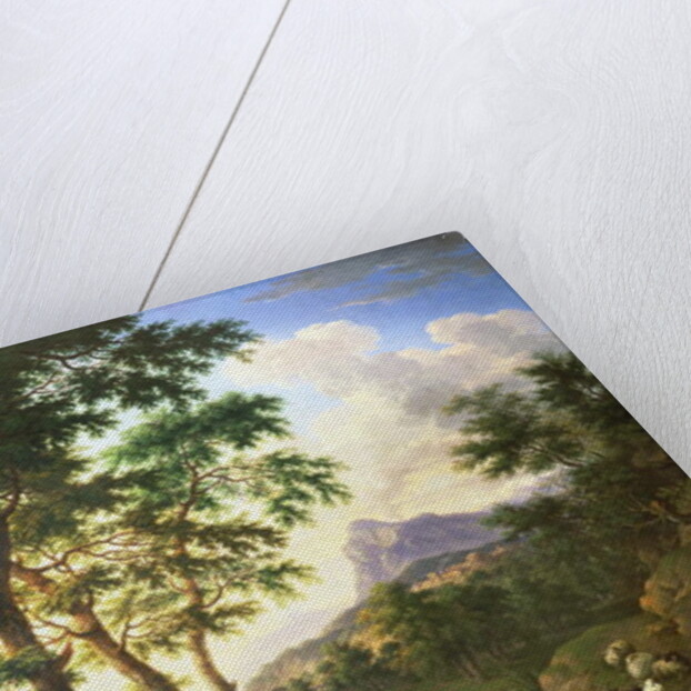 An Arcadian Landscape with Pan and Syrinx by Jacob de Heusch