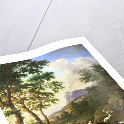 An Arcadian Landscape with Pan and Syrinx by Jacob de Heusch