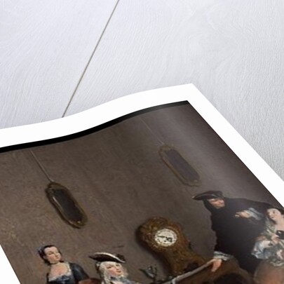 Group Preparing to go to a Masked Ball by Giuseppe Gobbis