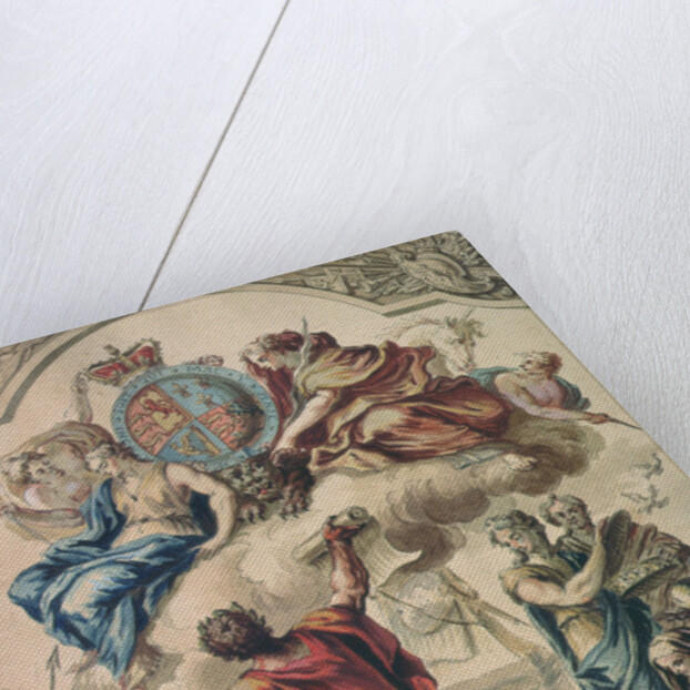 Preliminary Design for a Panel for a Royal State Coach for George I, 18th century by James Thornhill