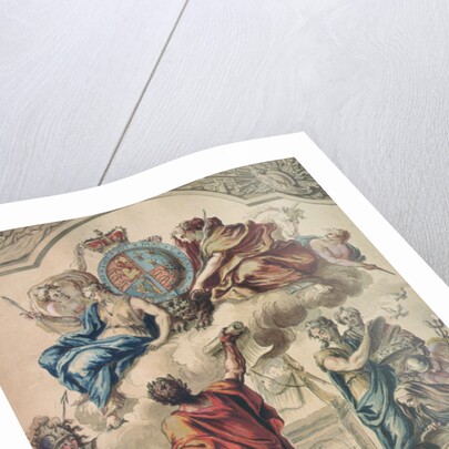 Preliminary Design for a Panel for a Royal State Coach for George I, 18th century by James Thornhill