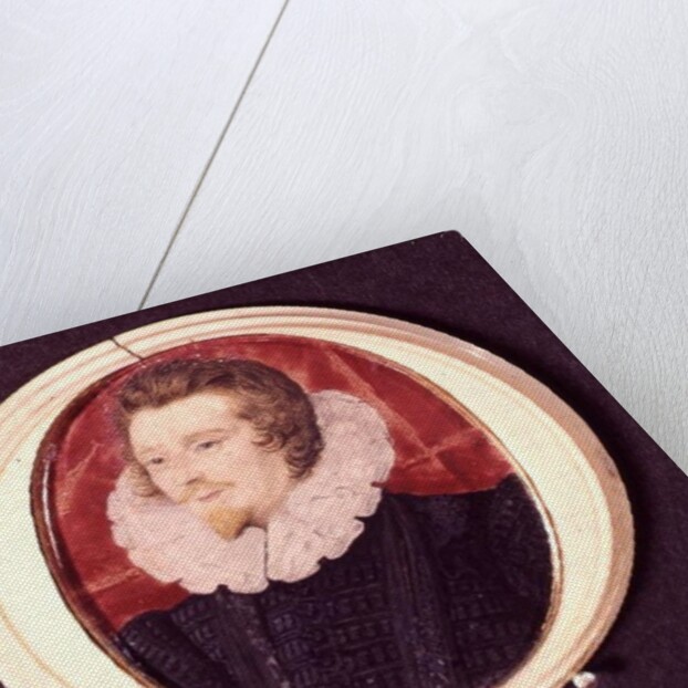 Portrait of a gentleman with beard and ruff, c.1590 by Nicholas Hilliard