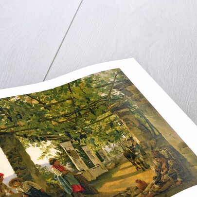 Verandah with twisted vines, 1828 by Silvestr Fedosievich Shchedrin