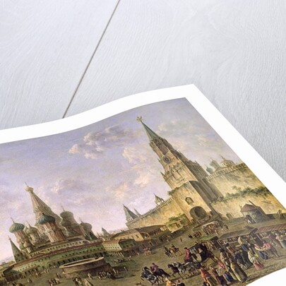 Red Square, Moscow, 1801 by Fedor Yakovlevich Alekseev
