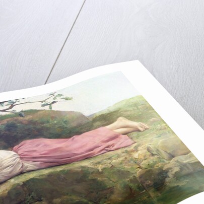 On The Banks of The River, 19th century by Jacqueline Comerre-Paton