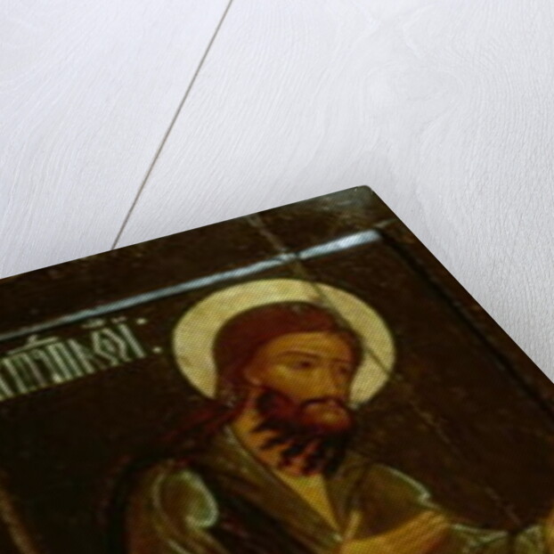 St. John the Baptist, Russian icon, 17th century by Anonymous