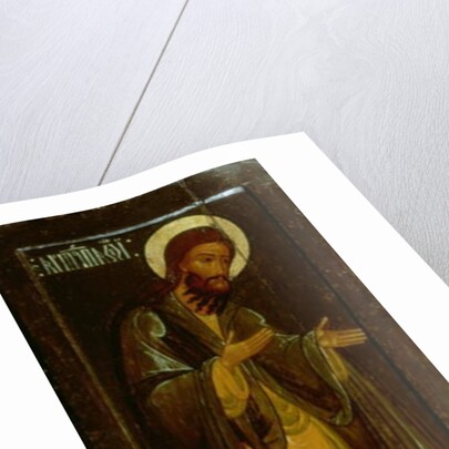 St. John the Baptist, Russian icon, 17th century by Anonymous