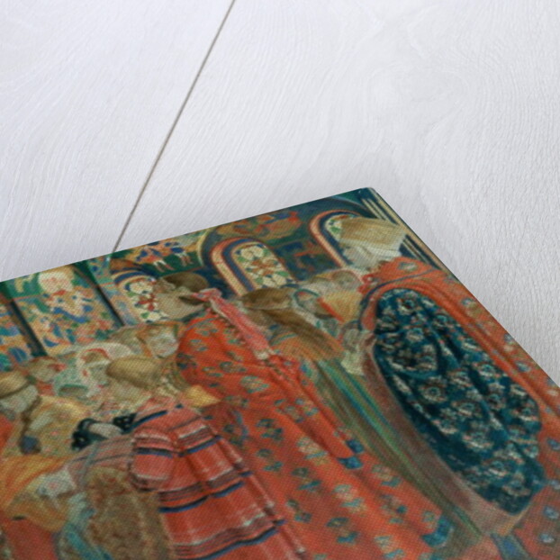 Seventeenth Century Russian Women at Church, 1899 by Andrei Petrovich Ryabushkin