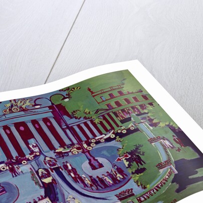 The Brandenburg Gate, Berlin, 1929 by Ernst Ludwig Kirchner