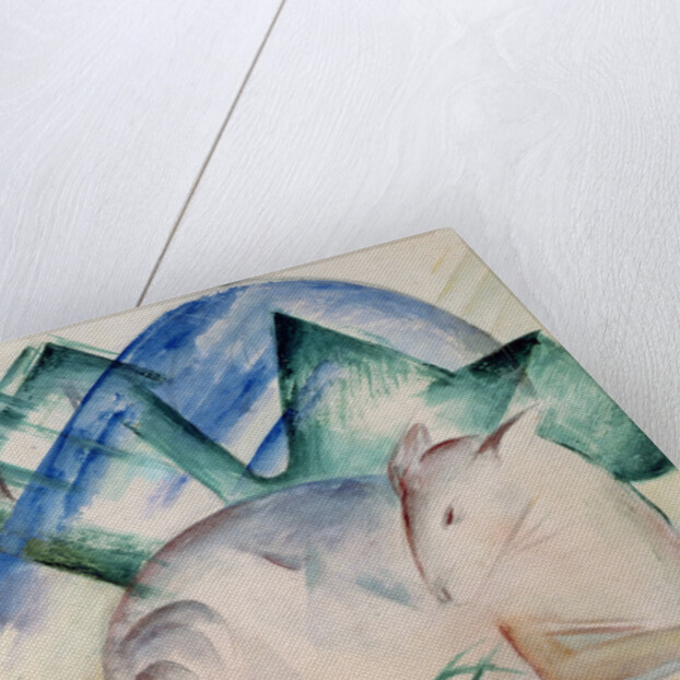 Sleeping Deer by Franz Marc