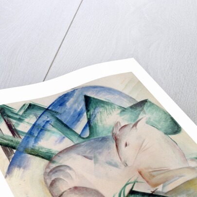 Sleeping Deer by Franz Marc