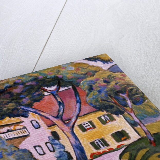 Staudacher's House at the Tegernsee, 1910 by August Macke