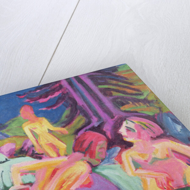 Three Bathers in a Stream by Ernst Ludwig Kirchner