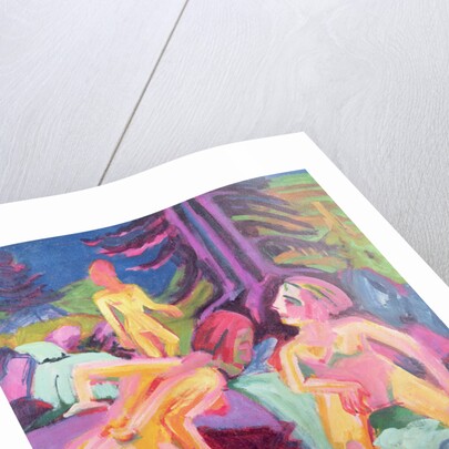 Three Bathers in a Stream by Ernst Ludwig Kirchner