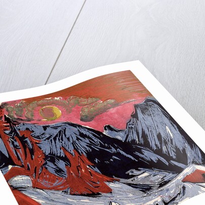 Mountains in Winter, 1919 by Ernst Ludwig Kirchner