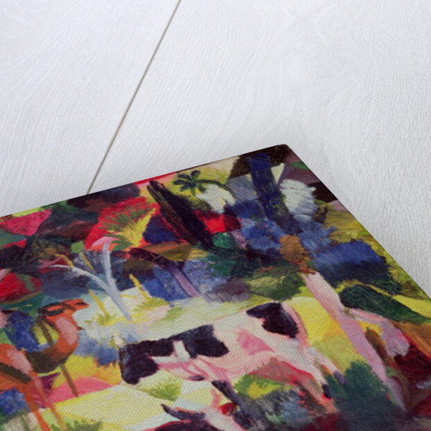 Landscape with Cows and a Camel, 1914 by August Macke