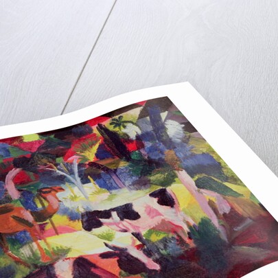 Landscape with Cows and a Camel, 1914 by August Macke