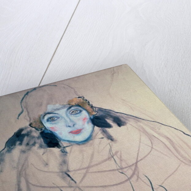 Head of a Woman, 1917 by Gustav Klimt