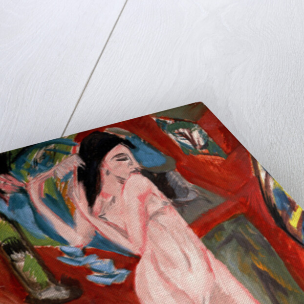 Nude Woman Combing Her Hair, 1913 by Ernst Ludwig Kirchner