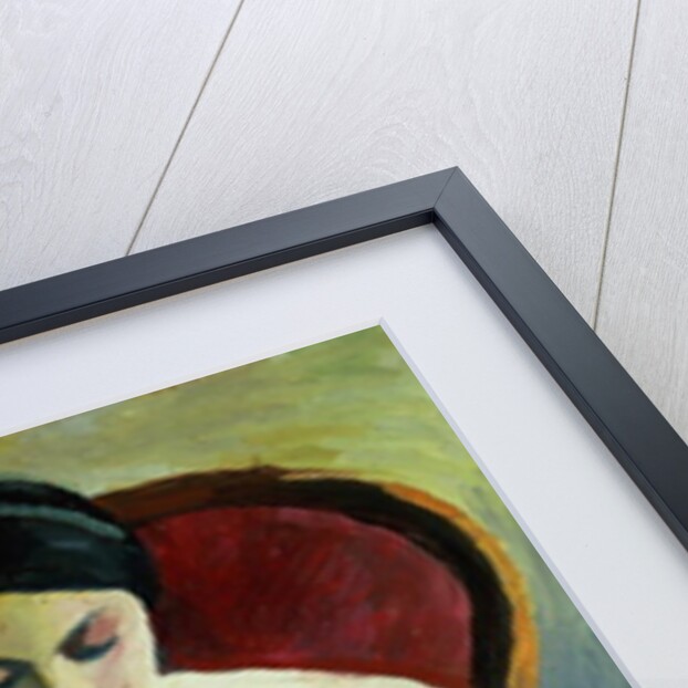 Woman Sewing by August Macke