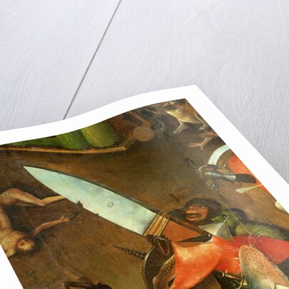 The Last Judgement: Detail of the Dagger by Hieronymus Bosch