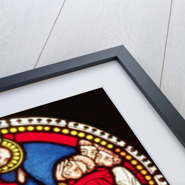 Window depicting The Annunciation to the Shepherds, c.1300 by German School