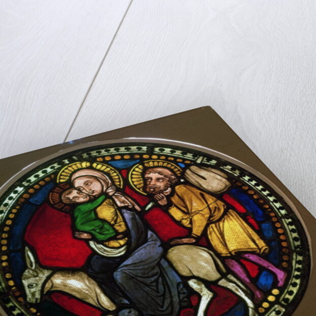 Window Depicting the Flight into Egypt, Late 13th Century by German School