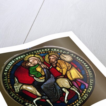 Window Depicting the Flight into Egypt, Late 13th Century by German School