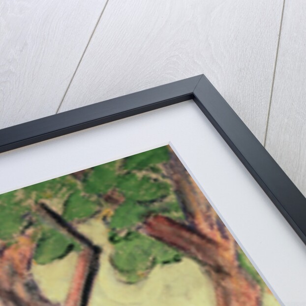 Nude Standing Against a Tree by Otto Muller or Mueller