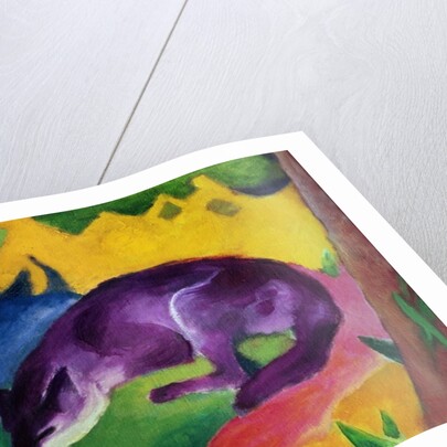 Blue Fox, 1911 by Franz Marc