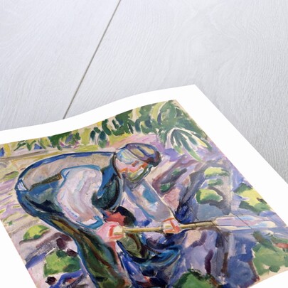 The Grave Digger by Edvard Munch