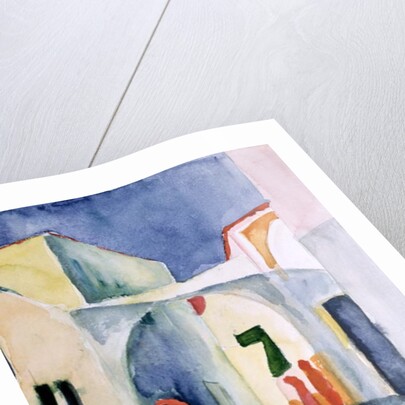 A Glance Down an Alley by August Macke