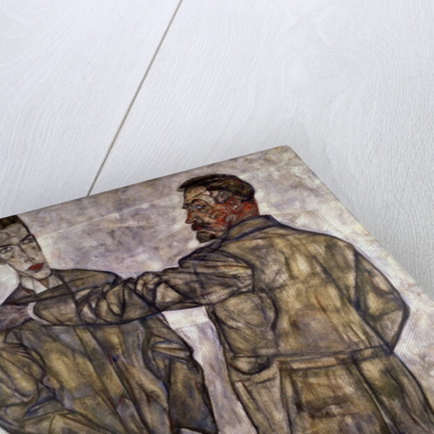 Double Portrait of Otto and Heinrich Benesch, 1913 by Egon Schiele