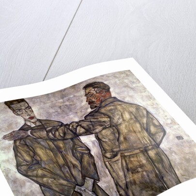 Double Portrait of Otto and Heinrich Benesch, 1913 by Egon Schiele
