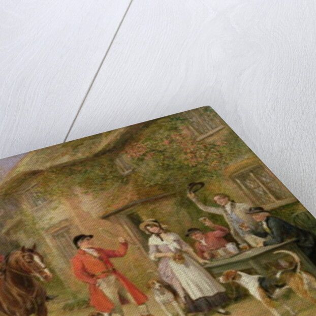 A Meeting at the Three Pigeons by Heywood Hardy